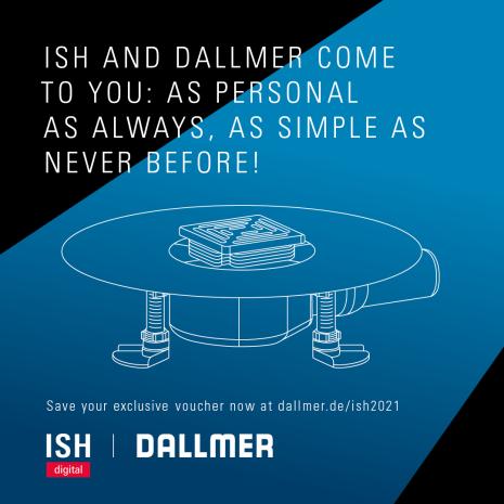 Dallmer y sus novedades sobre la ISH digital "Tan personal como siempre, tan fácil como nunca antes"